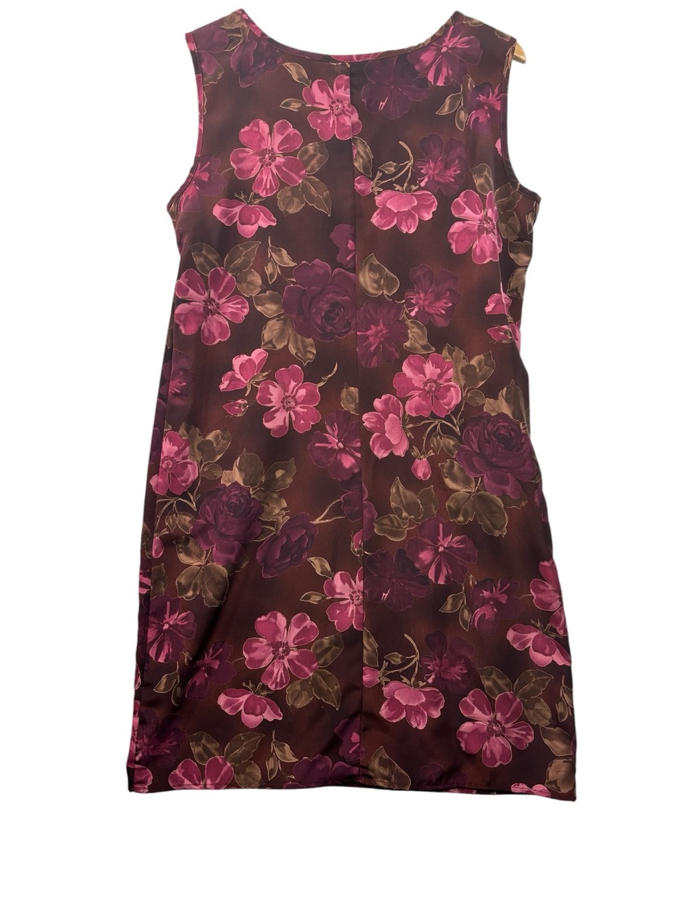 Classic 90s Floral Shift Dress Womens Size 14 Made In USA Dress Vintage - Picture 2 of 6